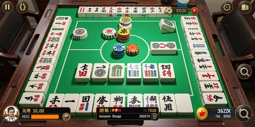 Tampilan gameplay menarik di 369ZK dengan tantangan Mahjong.