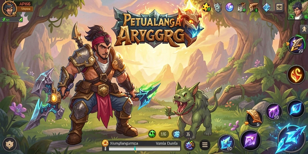 Tangkapan layar <strong>API66</strong> menunjukkan aksi pertarungan yang mendebarkan dalam gameplay ARPG.