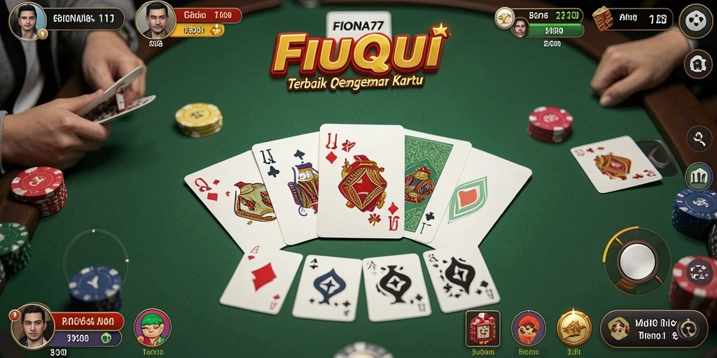 Tampilan gameplay QiuQiu yang seru dan mengasyikkan.