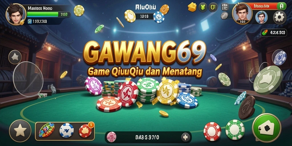 Tampilan gameplay QiuQiu yang seru dan interaktif.