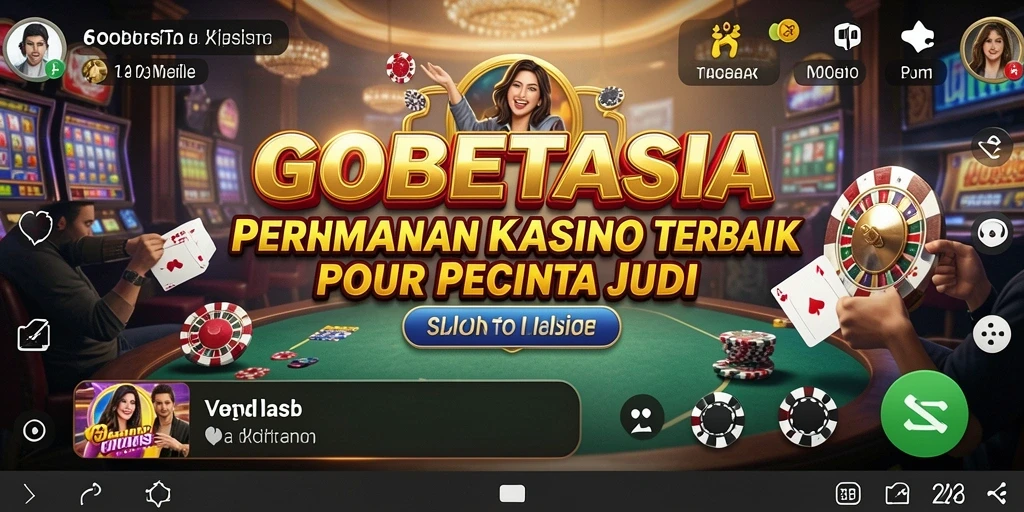 Tampilan gameplay seru di GOBETASIA dengan pengalaman kasino yang mendebarkan.