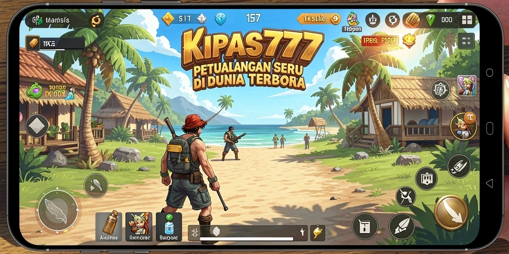 Tampilan gameplay seru KIPAS777 di dunia terbuka.