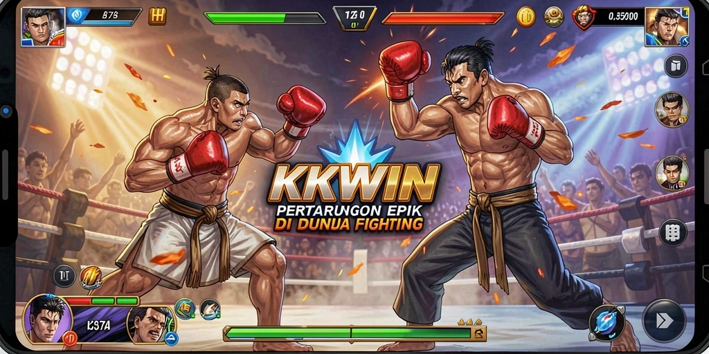 Tampilan aksi bertarung mendebarkan di KKWIN.