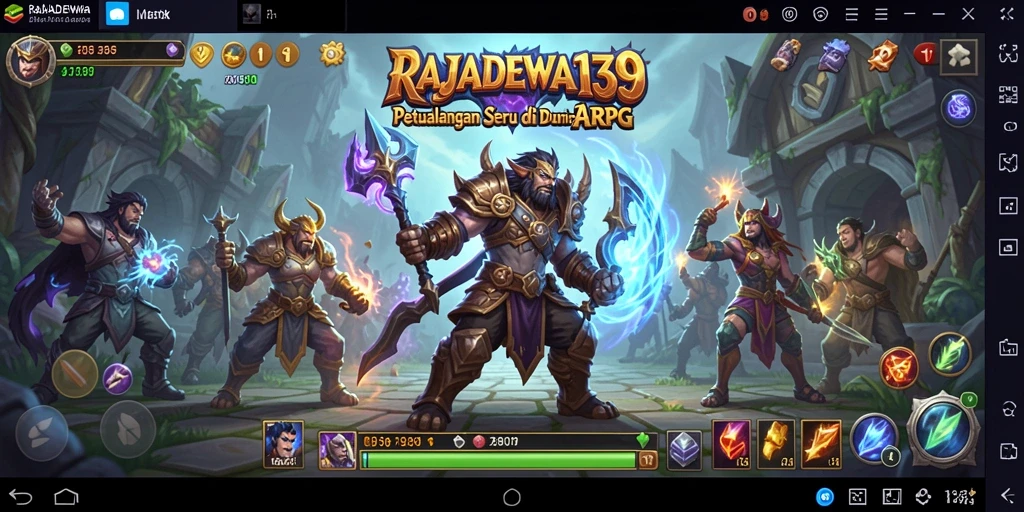 Tampilan gameplay RAJADEWA138 yang mendebarkan dan penuh aksi.