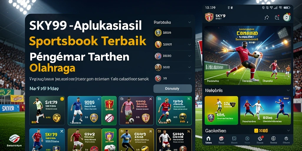 Tangkapan layar menunjukkan gameplay taruhan olahraga yang seru.