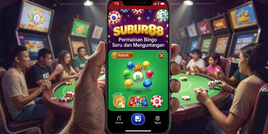 Screenshot SUBUR88 menampilkan gameplay Bingo yang menarik dan interaktif.