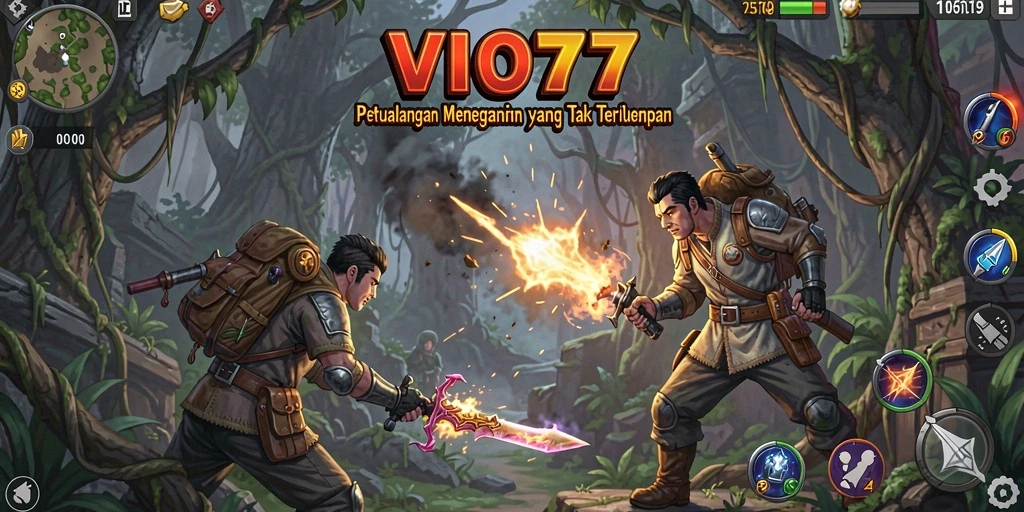 Gameplay menegangkan dalam dunia petualangan yang luar biasa.