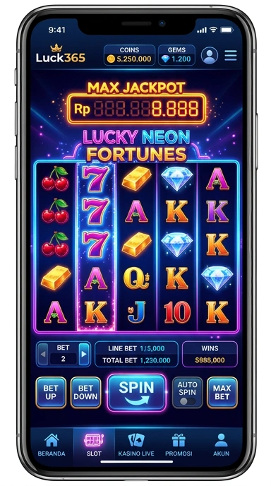 Proses pengunduhan aplikasi luck365 yang cepat dan aman.